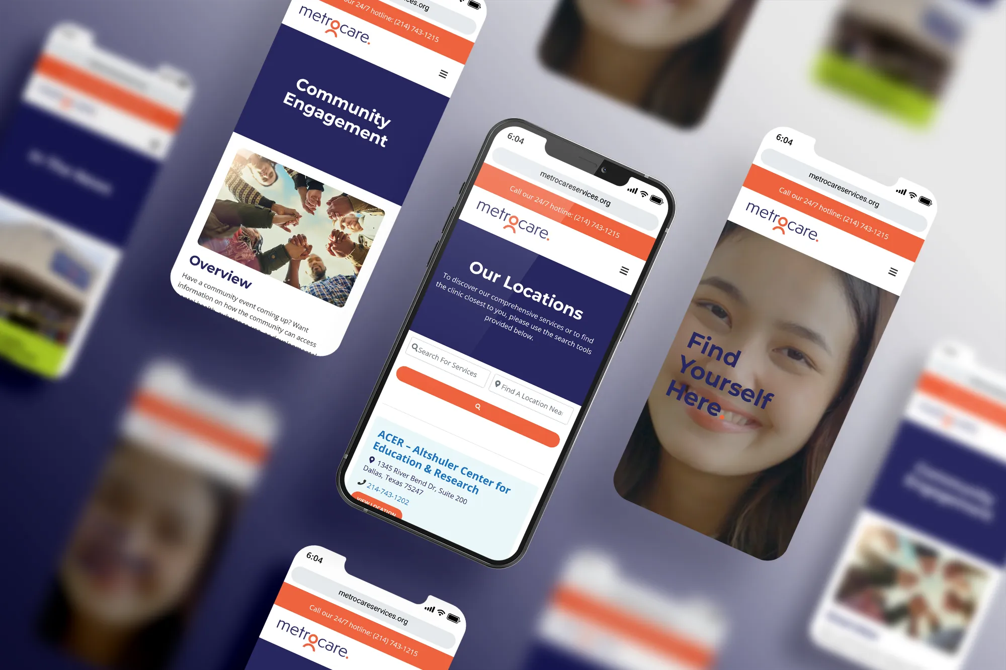 Metrocare Mockup Phone Images