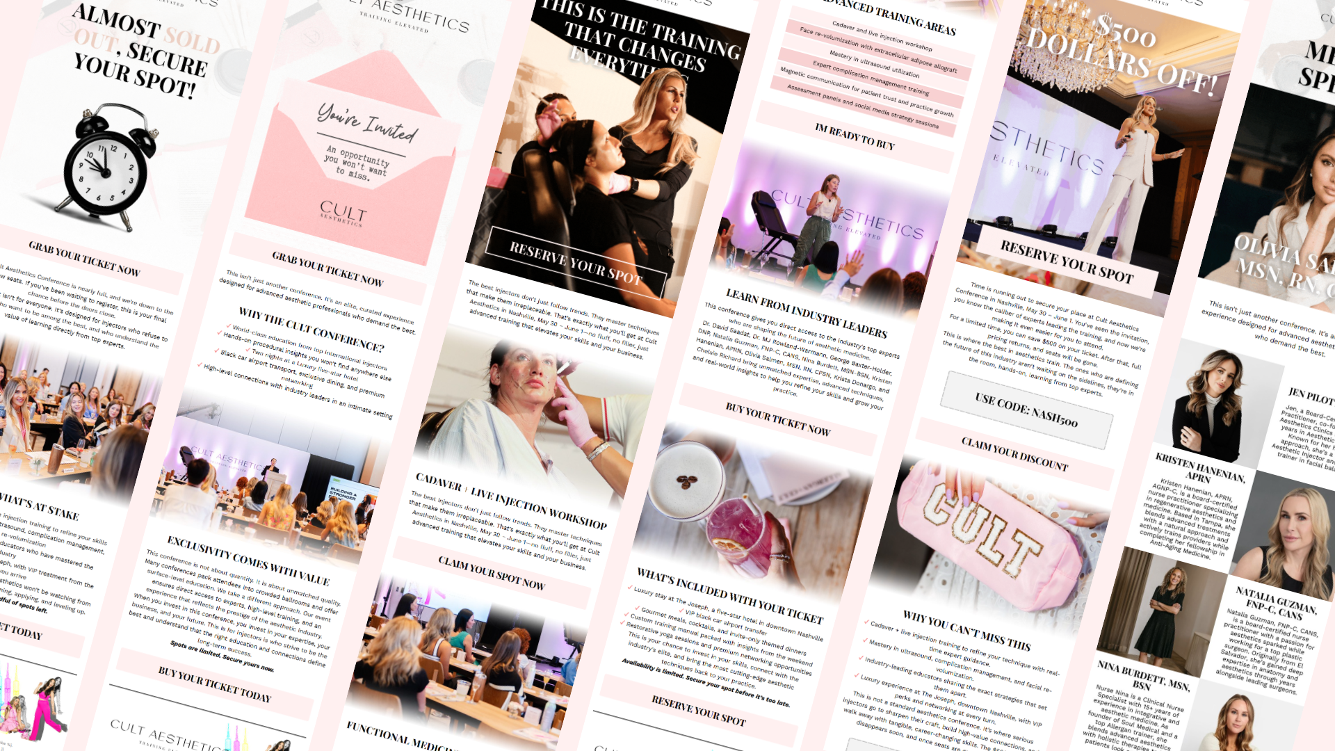 Cult Cult Conference Email Mockup